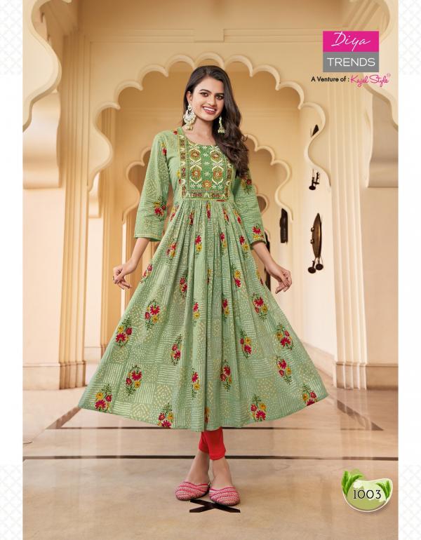 Gulabi Girl Vol 1 By Diya Trends Designer Kurti Collection